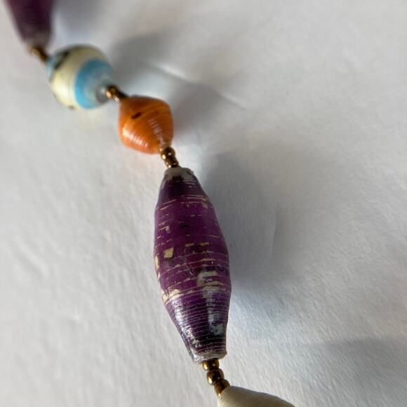 Teng Yue paper bead necklace - Picture 6 of 8